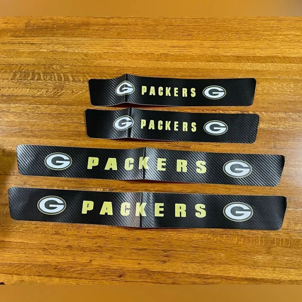 NFL Green Bay Packers door sill protectors set of 4 NWT